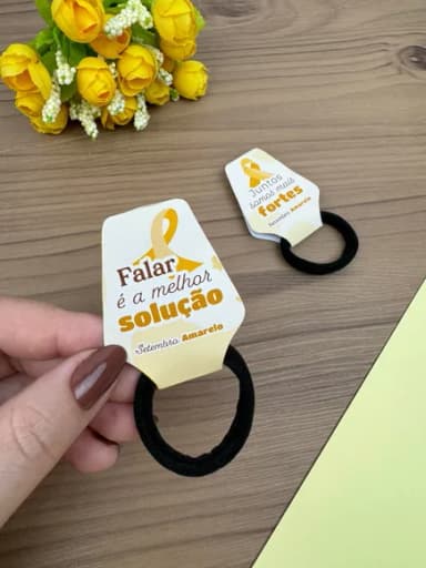 Tag para Xuxinha Setembro Amarelo - Não Acompanha Xuxinha