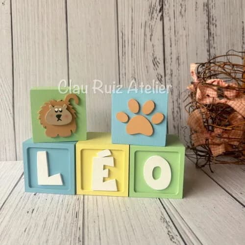 Safari Cubos 6x6cmts - Decoração Bebè