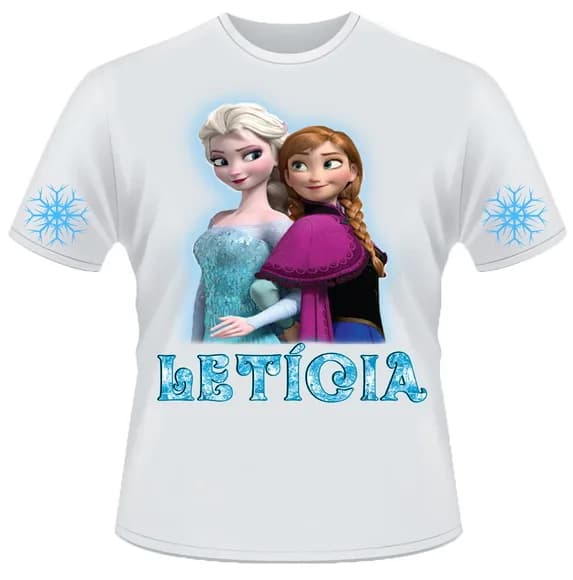 Camiseta Frozen - Anna & Elsa