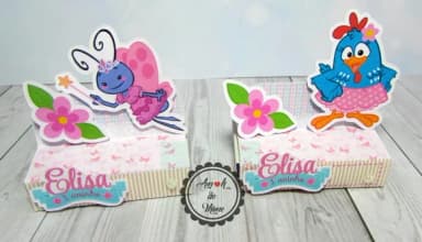 Kit 60 Lembrancinhas Galinha Pintadinha