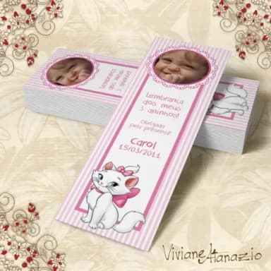 Marcador de Livro Gatinha Marie - 00151