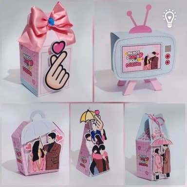 Kit 60 Lembrancinhas Dorama
