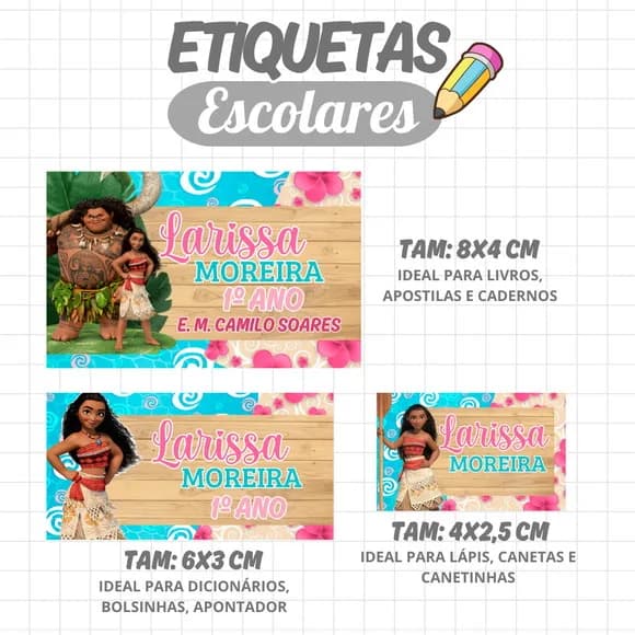 60 Etiquetas Personalizadas