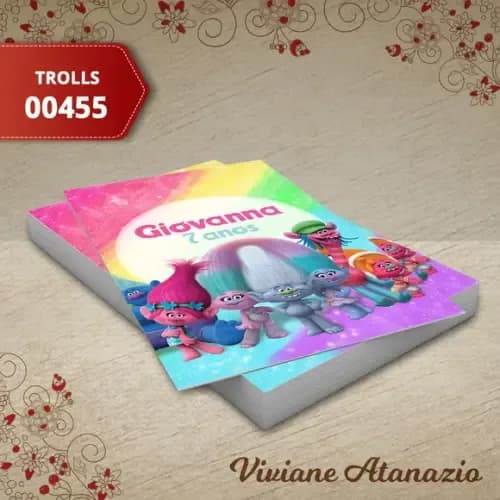 Adesivo Tubete Trolls - 00455