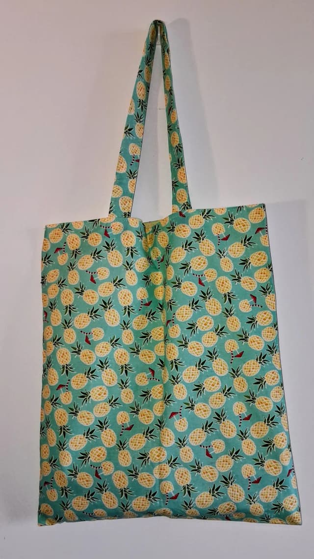 Bolsa em tecido - Abacaxi