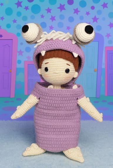 Amigurumi Boo - Monstros SA