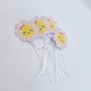 Topper de Doces Personalizados SOL