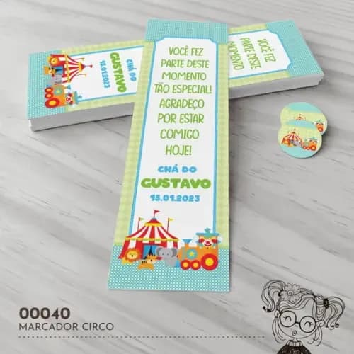 Marcador de Livro Circo - 00040