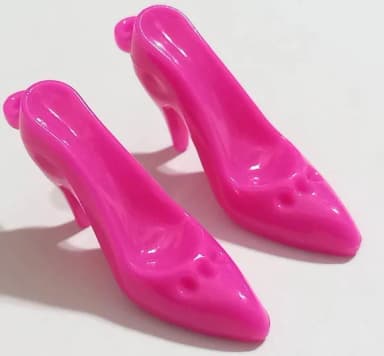 Pingente Sapatinho Rosa Pink Acrílico 3,5cm-20 Unidades