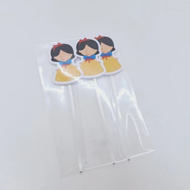 Topper de Doces Personalizados BRANCA DE NEVE BABY