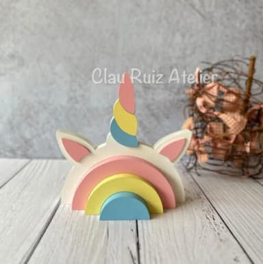 Arco Íris de Mesa Decoração Bebê