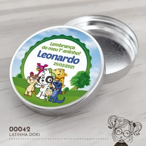 Latinha Adesivada Doki - 00042