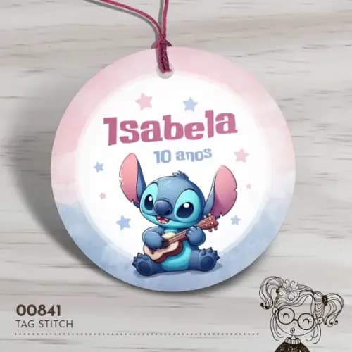Tag Redonda Stitch - 00841
