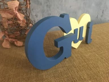 Letras Decorativas - Nomes - Coração