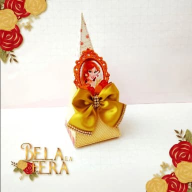Kit 60 Lembrancinhas a Bela e a Fera