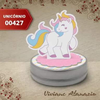 Latinha 3d Unicórnio - 00427
