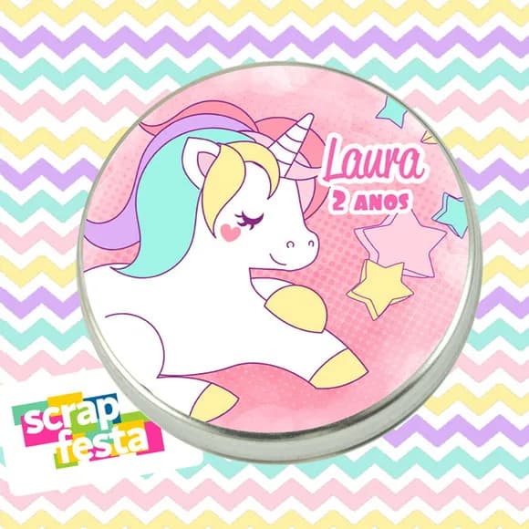 Latinhas Personalizadas Lembrancinhas Festa Unicórnio