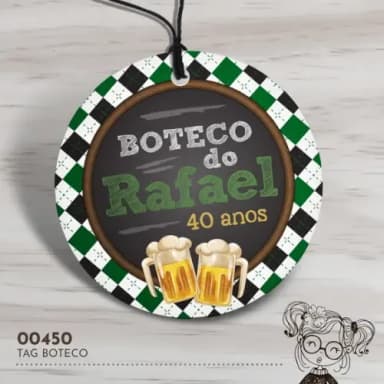 Tag Redonda Boteco - 00450