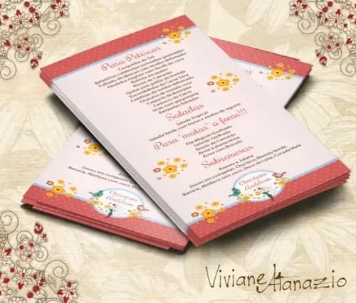 Cardápio Casamento - 00013