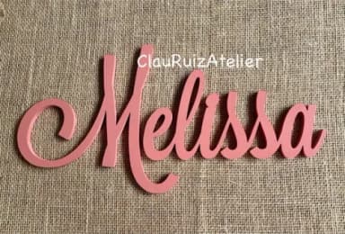 Nome de Parede em mdf