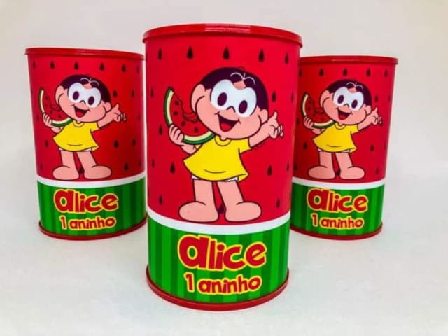 Cofrinho Personalizado para lembrancinhas da Magali