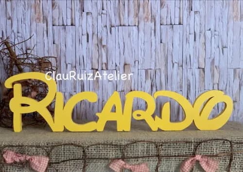 Disney - Letras de mdf -nomes
