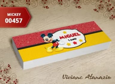 Rótulo Potinho Mickey - 00457