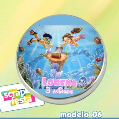 Latinhas Personalizadas Fundo do Mar