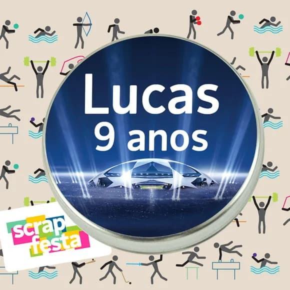 Latinhas Personalizadas Festa Futebol