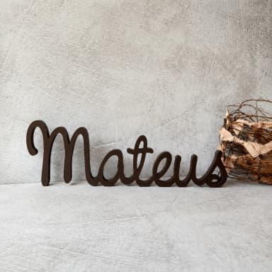 Nome em MDF Personalizado para Quarto de Bebê e Maternidade