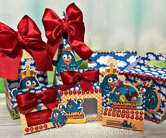 Kit 30 Lembrancinhas Galinha Pintadinha