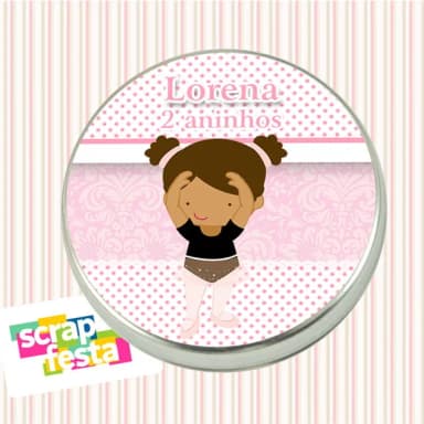Latinhas Personalizadas Festa Bailarina