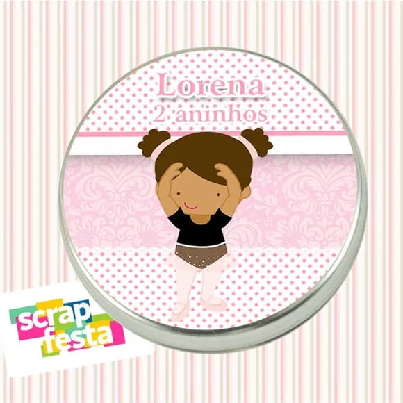 Latinhas Personalizadas Festa Bailarina