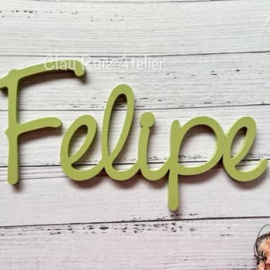 Nome de Parede em mdf - Decoração Bebê e Infantil