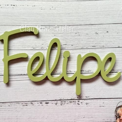 Nome de Parede em mdf - Decoração Bebê e Infantil