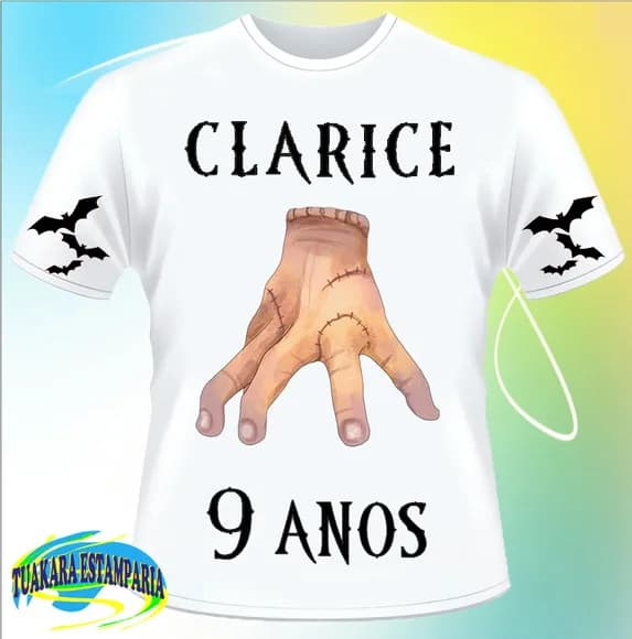 Camiseta Mãozinha Wandinha Addams 05