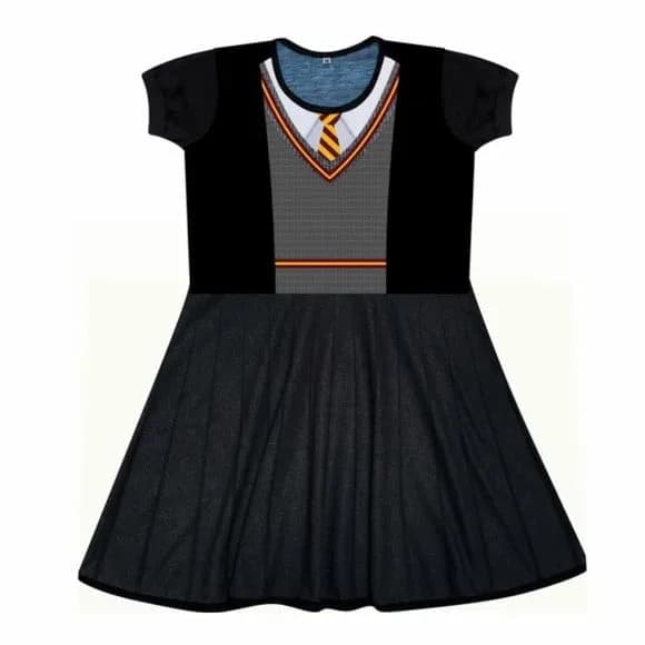 Vestido Infantil Bruxinha Mágica