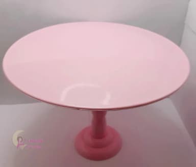 Boleira cor Rosa de Plástico - 28cm - 1 unidade.