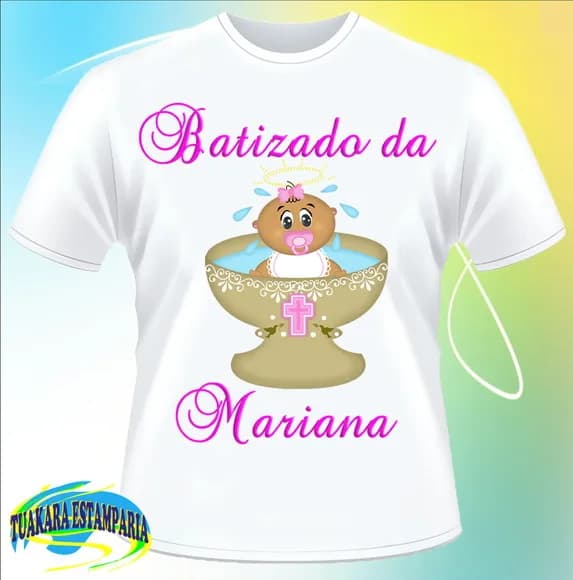Camiseta Batizado Menina 2