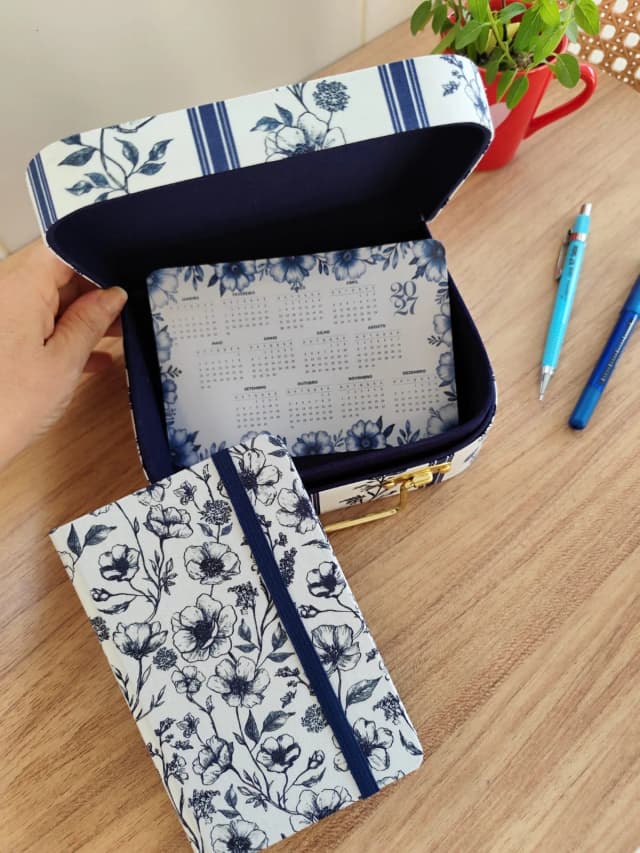 Kit Presente - Artesanal Chic Azul