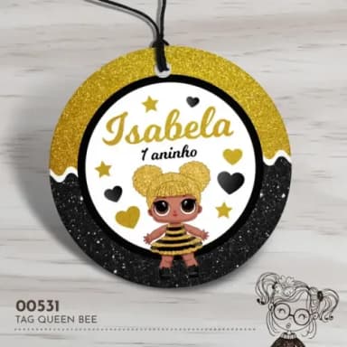 Tag Redonda Queen Bee - 00531