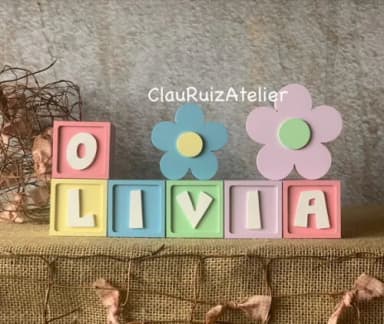 Candy Colors - Cubos 6x6cm Ts +flores
