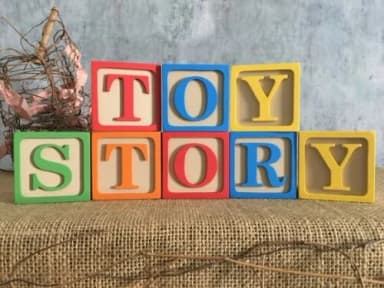 Cubos com Nome 6x6cm Toy Story