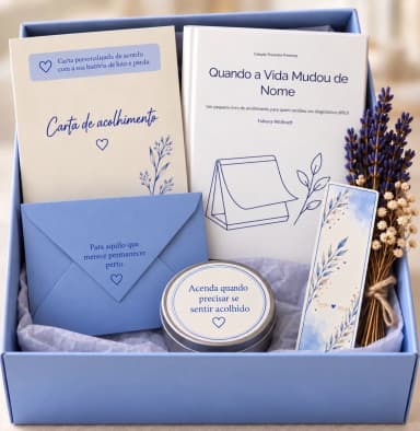 Caixa de Acolhimento para Diagnóstico Difícil | Presente para um Momento Delicado | Travessia Coragem