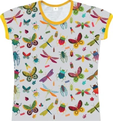 Baby Look Infantil Insetos