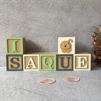 Safari Cubos 6x6cm - Decoração Bebè