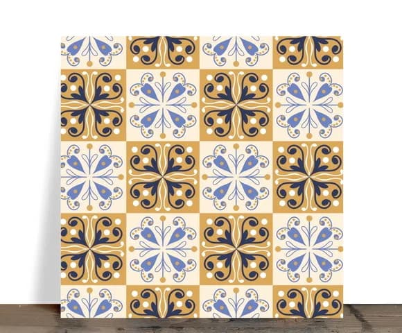 Azulejo Decorativo Azulejaria Portuguesa 15x15 Cerâmica