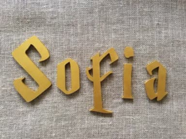 HARRY POTTER Letras Decorativas De Parede