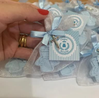 Lembrancinha Maternidade Sabonete Anjinho Azul
