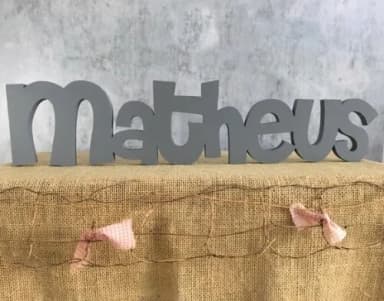 Letras de MDF -Nomes Linha CH